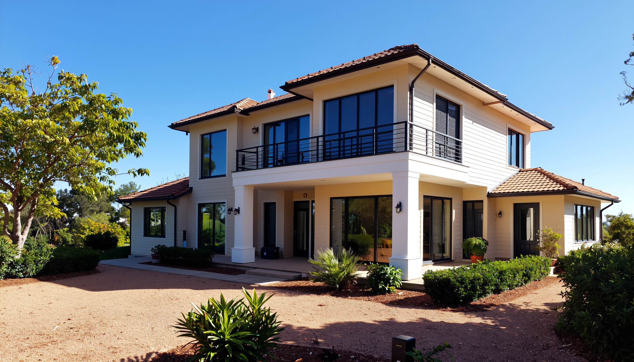 Santa Barbara, CA with seamless rain gutters